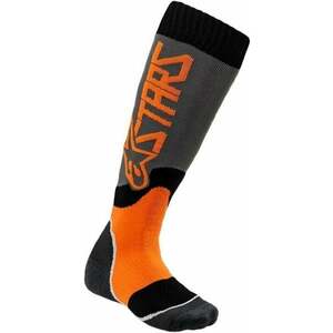 Alpinestars Zokni MX Plus-2 Socks Cool Gray/Orange Fluorescent M kép