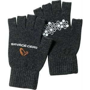 Savage Gear Kesztyű Knitted Half Finger Glove L kép