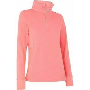 Callaway Space Dye Heather Aquapel Thermal 1/4 Zip Coral Paradise Heather XS Pulóver kép