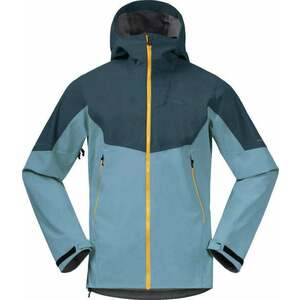 Bergans Senja Hybrid Softshell Jacket Smoke Blue/Orion Blue/Light Golden Yellow XL Síkabát kép