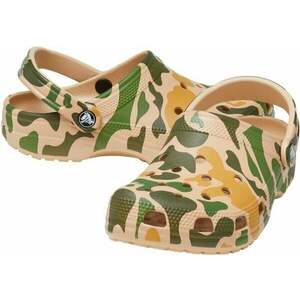 Crocs Classic Printed Camo Clog Szandálok Chai/Tan 36-37 kép