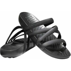 Crocs Splash Strappy Papucsok Black 33-34 kép