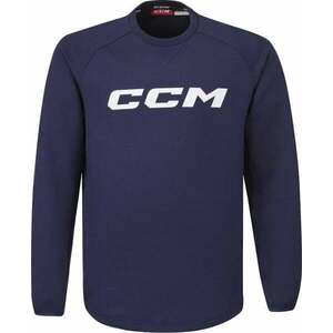 CCM Locker Room Fleece Crew SR Navy XS SR kép