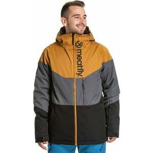 Meatfly Hoax Premium SNB & Ski Jacket Wood/Dark Grey/Black XL Síkabát kép