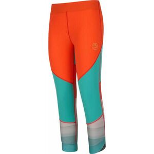 La Sportiva Sensation Leggings W Cherry Tomato/Lagoon M Termikus fehérnemű kép