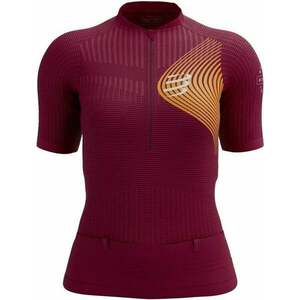 Compressport Trail Postural SS Top W Persian Red/Blazing Orange XS Rövidujjú futópólók kép