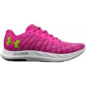 Under Armour Women's UA Charged Breeze 2 Rebel Pink/Black/Lime Surge 36 Utcai futócipők kép