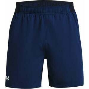 Under Armour Men's UA Vanish Woven 6" Shorts Academy/White XS Fitness nadrág kép