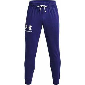 Under Armour Men's UA Rival Terry Joggers Sonar Blue/Onyx White S Fitness nadrág kép