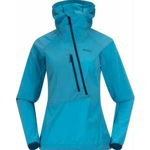 Bergans Cecilie Light Wind Anorak Women Clear Ice Blue S Dzseki kép