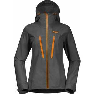 Bergans Cecilie Mountain Softshell Women Solid Dark Grey/Cloudberry Yellow XS Dzseki kép