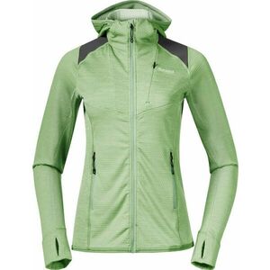 Bergans Rabot Active Mid Hood Women Light Jade Green M Pulóver kép