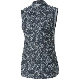 Puma Womens Cloudspun Island Flower Sleeveless Navy Blazer L Rövid ujjú póló kép