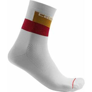 Castelli Blocco 15 Sock Ivory S/M Kerékpáros zoknik kép