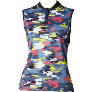 Callaway Womens Sleeveless Multi-Colour Camo Peacoat XS Rövid ujjú póló kép