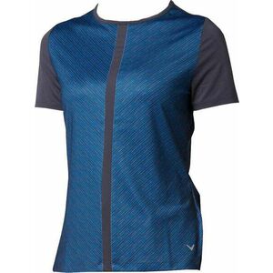 Callaway Womens Mitered Reflection Stripe Odyssey Grey L Rövid ujjú póló kép