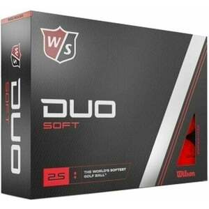 Wilson Staff Duo Soft Golf Balls Red Standard Golflabda kép