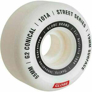 Globe G2 Conical Street Skateboard White/Essential Kerekek 55.0 kép