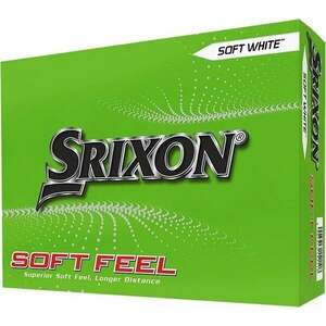 Srixon Soft Feel Golf Balls Soft White Golflabda kép