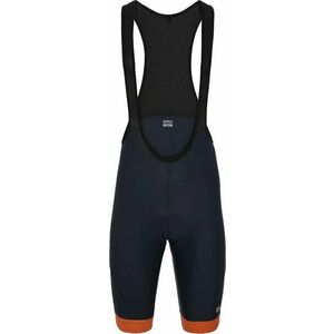 Briko Jerseyko Bibshort Blue Marine/Orange Rust/Black S Nadrág kerékpározáshoz kép