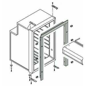 Isotherm Frame 3-Side Flush Mounting Inox for CR65 Clean Touch kép