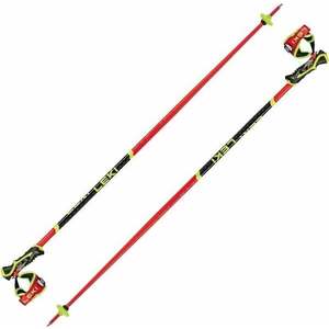 Leki WCR SL 3D Bright Red/Black/Neonyellow 115 cm Síbotok kép