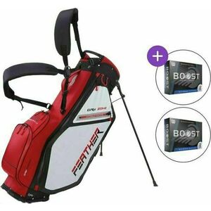 Big Max Dri Lite Feather SET Stand Bag Red/Black/White kép