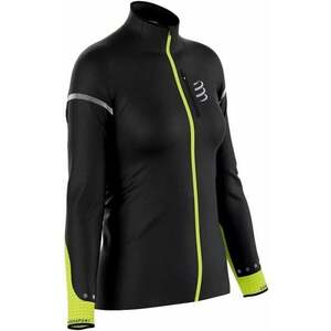 Compressport Hurricane Windproof Jacket Flash W Black/Fluo Yellow S Futódzsekik kép