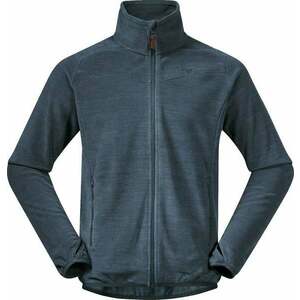 Bergans Hareid Fleece Jacket NoHood Orion Blue S Pulóver kép