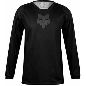 FOX Youth Blackout Jersey Black/Black M Cross mez kép