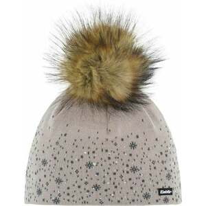 Eisbär Rana Lux Crystal Beanie Brushed Silver/Anthrazit/Beige UNI Téli sapka kép