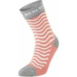 Sealskinz Rudham Mid Length Women's Meteorological Active Sock Pink/Cream/Grey S/M Kerékpáros zoknik kép