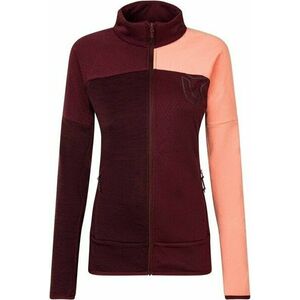 Rock Experience Kobra Mock Neck FZ Woman Fleece Windsor Wine/Desert Flower/Windsor Melange L Pulóver kép