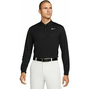 Nike Dri-Fit Victory Solid Mens Long Sleeve Black/White XL Rövid ujjú póló kép