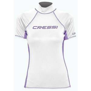 Cressi Rash Guard Lady Rövid ujjú póló White/Lilac M kép