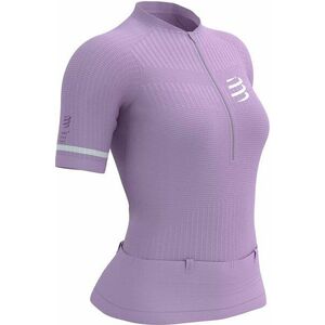 Compressport Trail Postural SS Top W Lupine/White L Rövidujjú futópólók kép