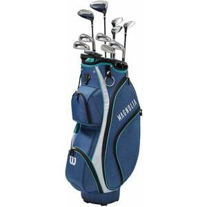 Wilson Staff Magnolia Complete Ladies Cart Bag Set Navy/White/Teal Jobbkezes Graphite Lady -1 inch Teljes szett kép