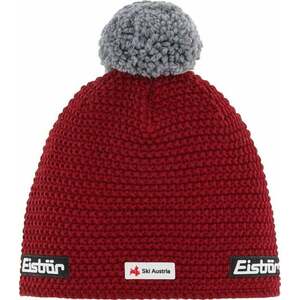 Eisbär Jamie Pompon SKA Beanie Burgundy/Grey UNI Sapka kép