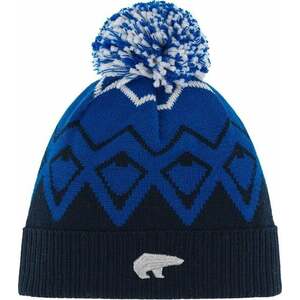 Eisbär Ziggy OS Pompon Beanie Sky Blue/Lapis/White UNI Sapka kép