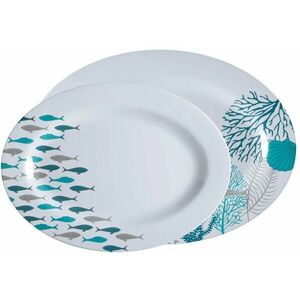 Marine Business Coastal Serving Platters 2 Tányér kép