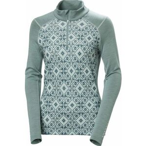 Helly Hansen Women's Lifa Merino Midweight Graphic 1/2 Zip Cactus Star XS Termikus fehérnemű kép