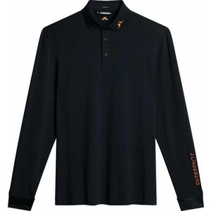 J.Lindeberg Florian Long Sleeve Black 2XL Rövid ujjú póló kép