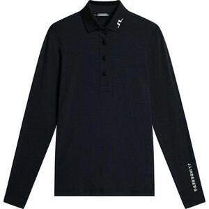 J.Lindeberg Flor Long Sleeve Black M Rövid ujjú póló kép