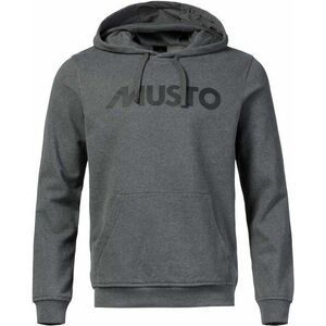 Musto Logo Hoodie Kapucnis pulóver Dark Grey L kép