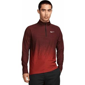 Nike Dri-Fit ADV Half-Zip Dragon Red/Burgundy Crush/White M kép