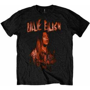 Billie Eilish Ing Spooky Logo Unisex Black M kép