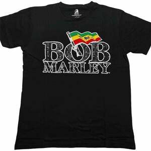 Bob Marley Ing Flag Logo Unisex Black L kép