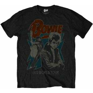 David Bowie Ing 1972 World Tour Unisex Black 2XL kép