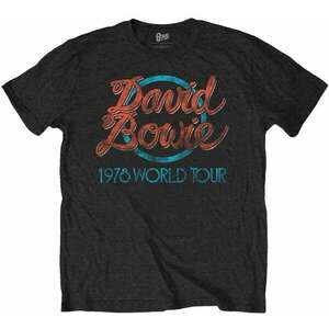 David Bowie Ing 1978 World Tour Unisex Black XL kép