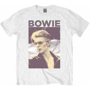 David Bowie Ing Smoking Unisex White XL kép